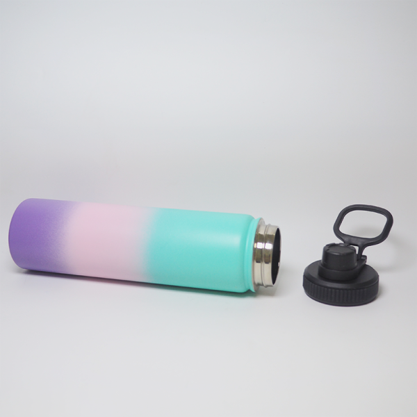 vacuum flasks & thermoses 750ml 25oz double wall stainless steel water bottle silicone tea mugs gift insulated