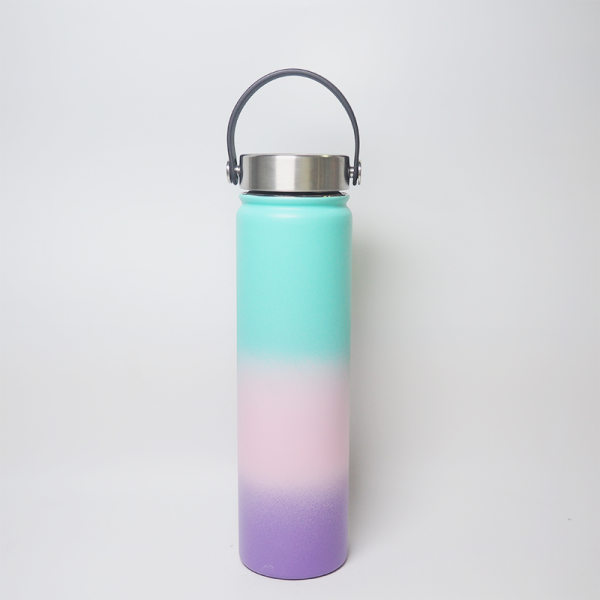 750ml tumbler double walled stainless steel water bottle with metal lid portable outdoor sport vacuum flasks