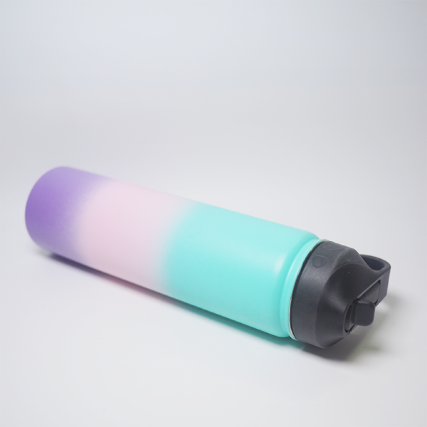 750ml 25oz water bottle customized double wall stainless steel reusable vacuum insulated with straw lid flasks & tumbler