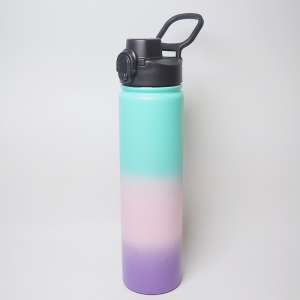vacuum flasks & thermoses 750ml 25oz double wall stainless steel water bottle silicone tea mugs gift insulated