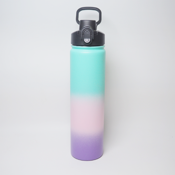 vacuum flasks & thermoses 750ml 25oz double wall stainless steel water bottle silicone tea mugs gift insulated