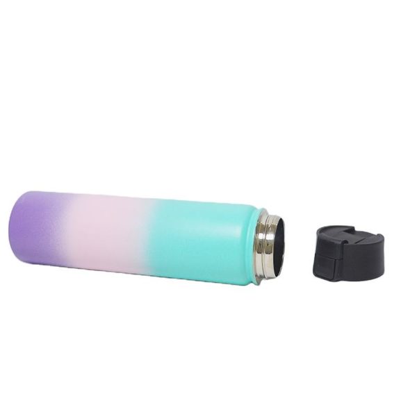 25oz sport bottle with leak proof lid double wall vacuum flask insulated stainless steel water bottle for travel camping 750ml