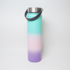750ml tumbler double walled stainless steel water bottle with metal lid portable outdoor sport vacuum flasks