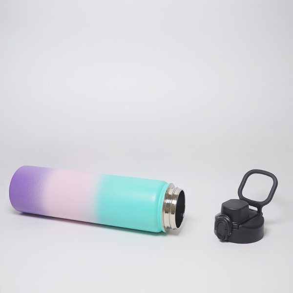 vacuum flasks & thermoses 750ml 25oz double wall stainless steel water bottle silicone tea mugs gift insulated