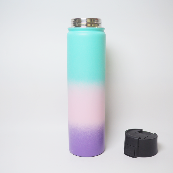 jh750 049 vacuum flasks & thermoses 750ml 25oz double wall stainless steel water bottle silicone tea mugs