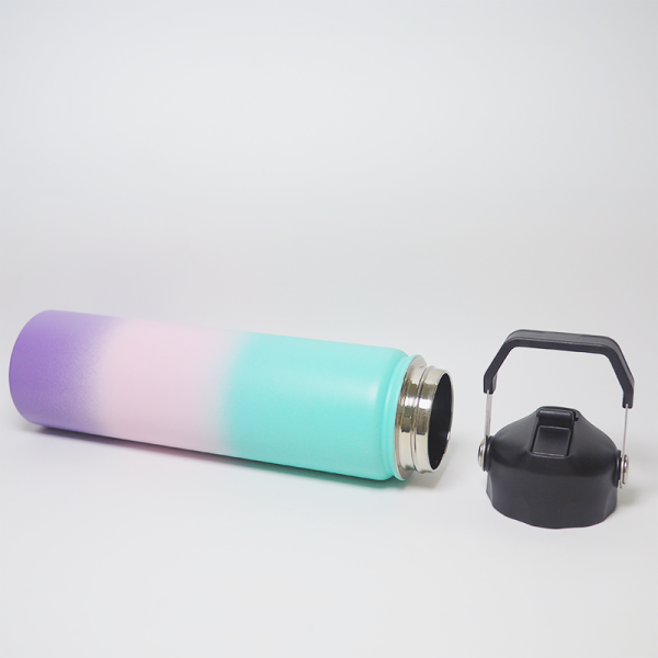 jh750 029 vacuum flasks & thermoses 750ml 25oz double wall stainless steel water bottle silicone tea mugs