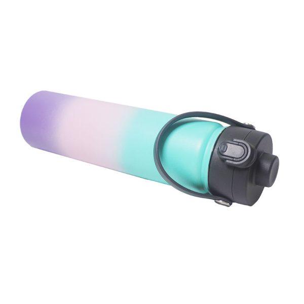 750ml 25oz tumbler double walled stainless steel water bottle with push button lid portable outdoor sport vacuum flasks
