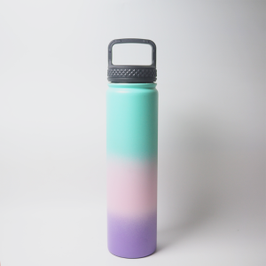 25oz 750ml sport bottle with leak proof lid double wall vacuum flask insulated stainless steel water bottle for travel camping