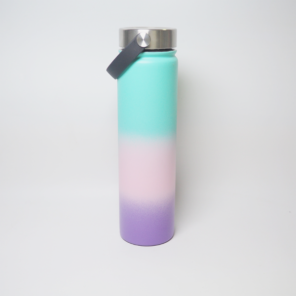 750ml tumbler double walled stainless steel water bottle with metal lid portable outdoor sport vacuum flasks