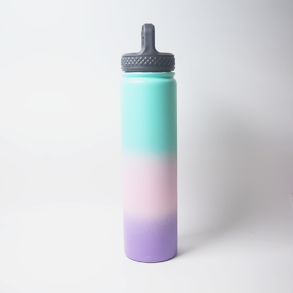 25oz 750ml sport bottle with leak proof lid double wall vacuum flask insulated stainless steel water bottle for travel camping